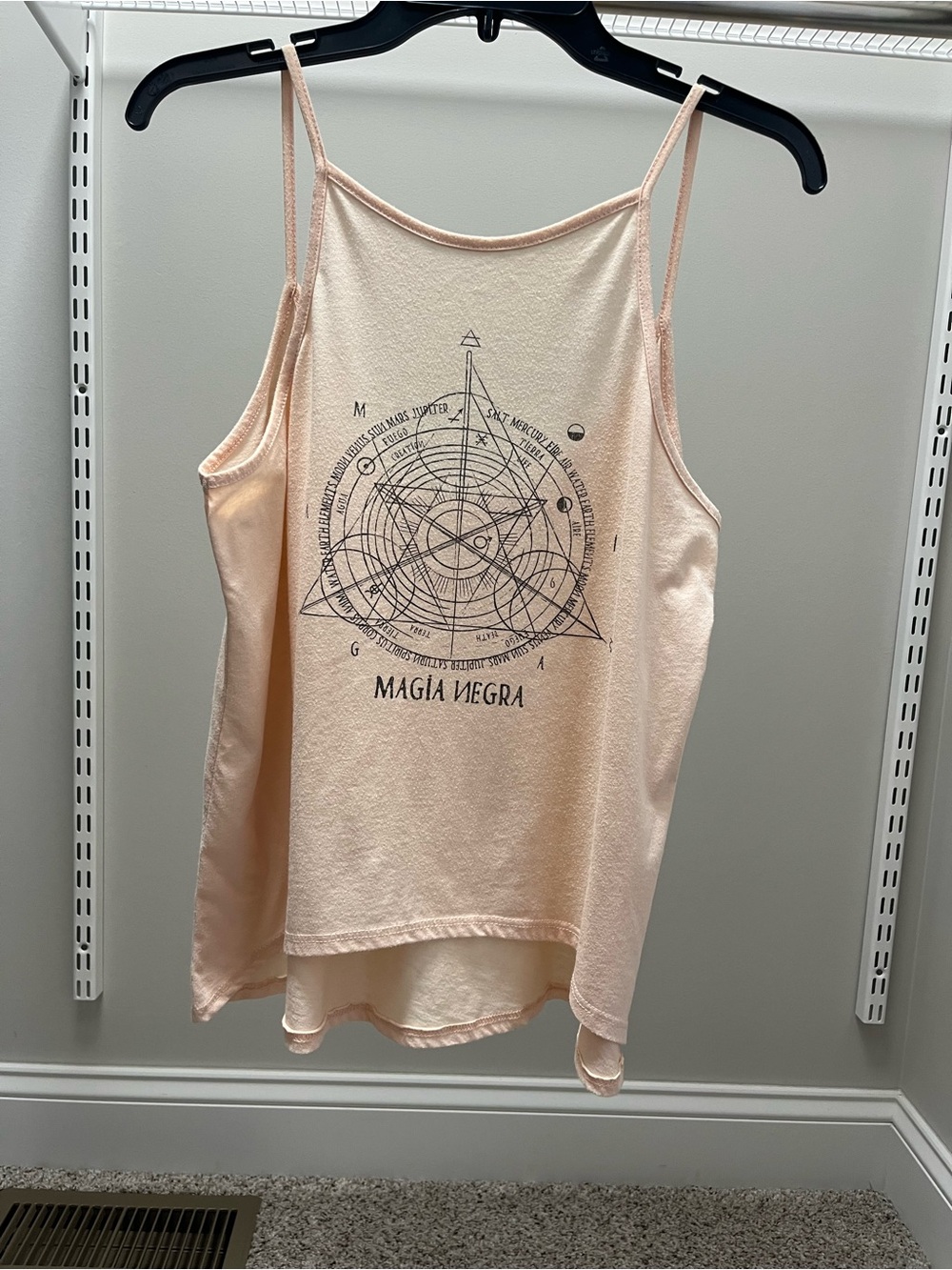 Women's Peach Graphic Cami Tank Top